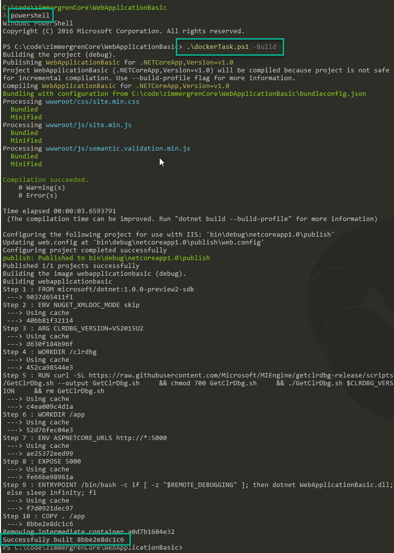 Step By Step Build Asp Net Dotnet Core Apps And Run In Docker