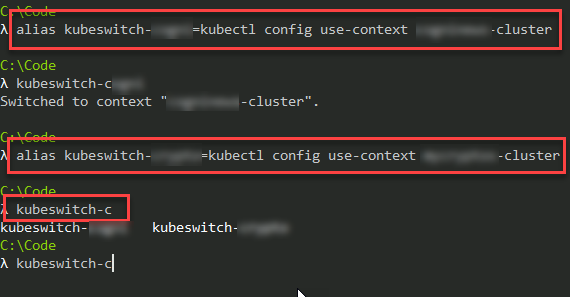 list kubectl contexts