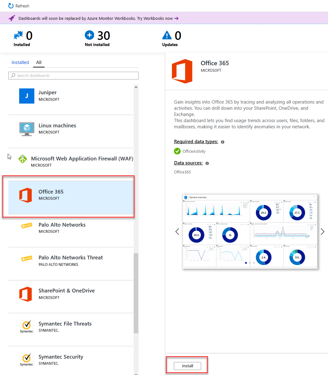 Monitoring Office 365 tenants with Azure Sentinel