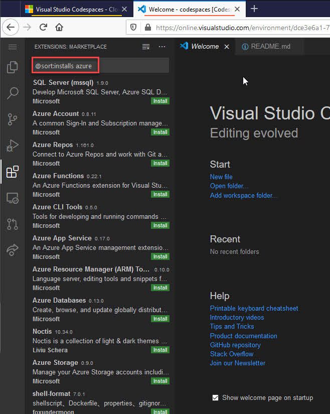 Favorite Visual Studio Code extensions for Azure