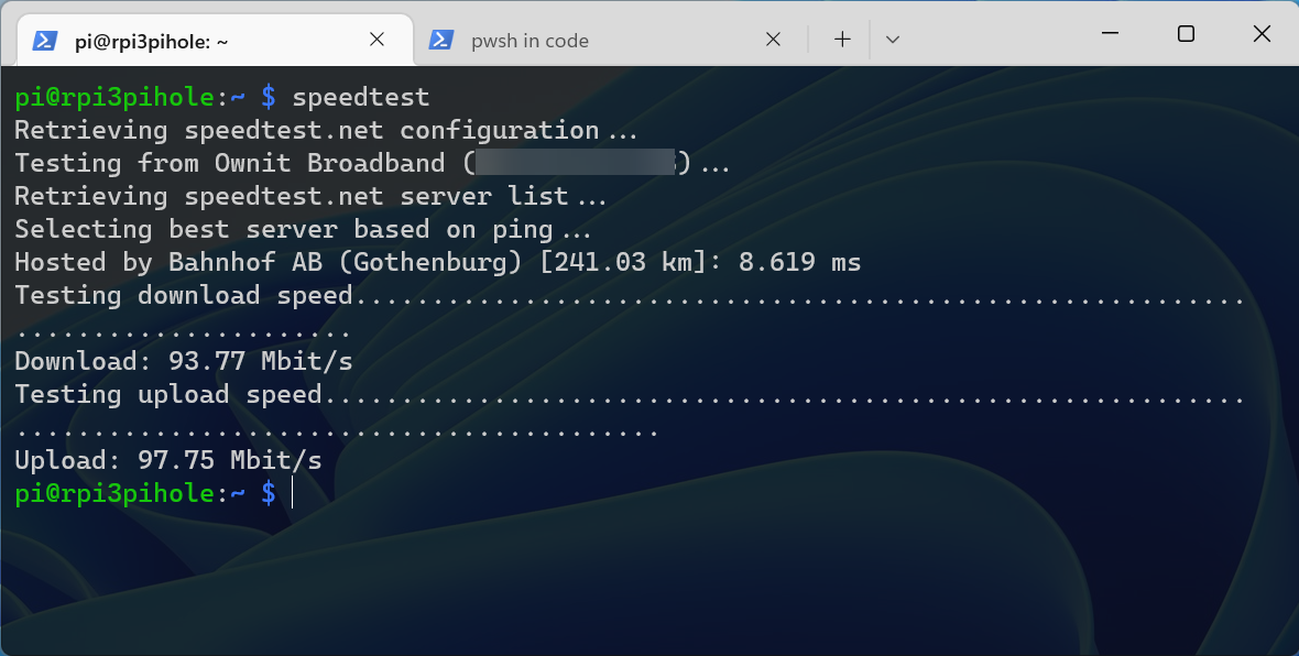 Testing your speed from the command line on Windows, Linux, or Mac