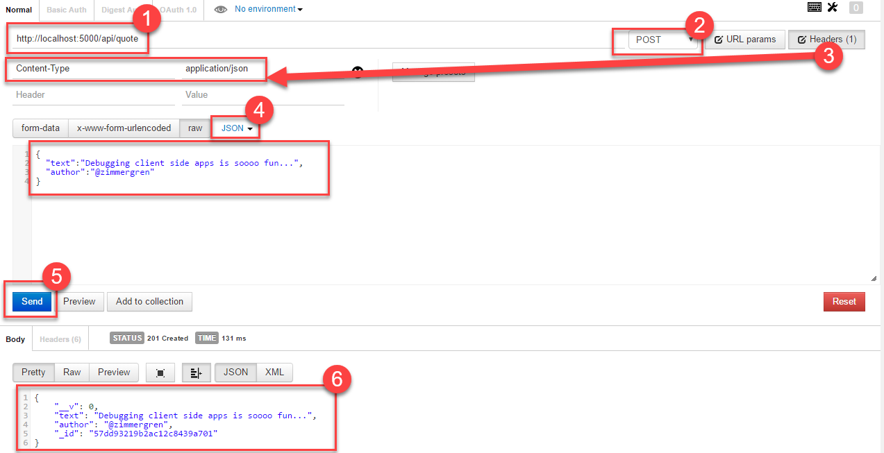 Verify your REST API POST request using Postman