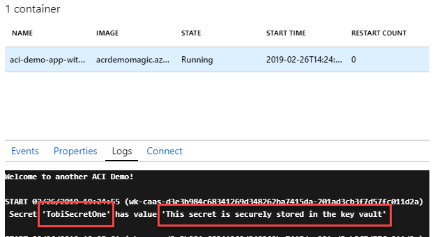 Azure Container Instances - Using Managed Identity to access Key Vault secrets with C#