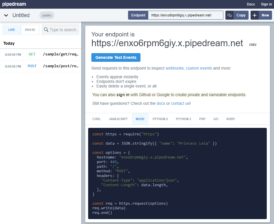 Dev tip: Use Requestbin for easy analysis and debugging when developing your webhooks, connectors, API's and applications