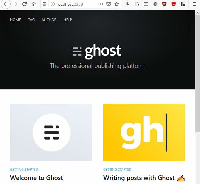 Installing Ghost for local development on Windows