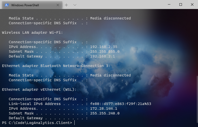 Set images as background in Windows Terminal