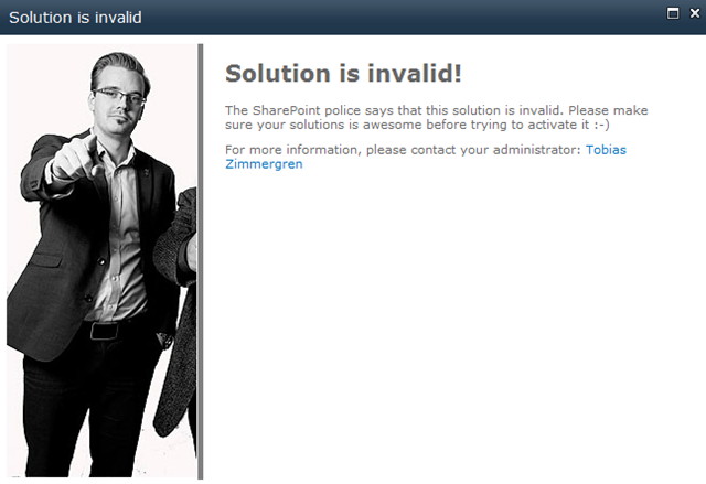 SP 2010: Validate Sandboxed Solutions using SPSolutionValidator