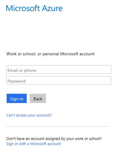 Login-AzureRmAccount cmdlet in PowerShell