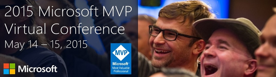 Microsoft MVP Virtual Conference in May 2015&ndash;A free online conference