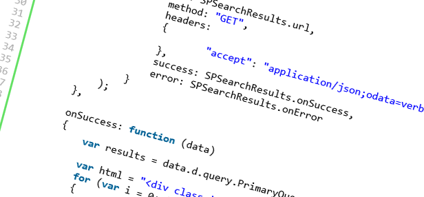 SP 2013: Searching in SharePoint 2013 using the REST new API's